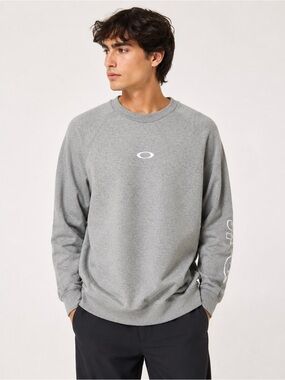 Oakley Crew Graphic Sweatshirt XXL NWT – Grey Heather 24x30